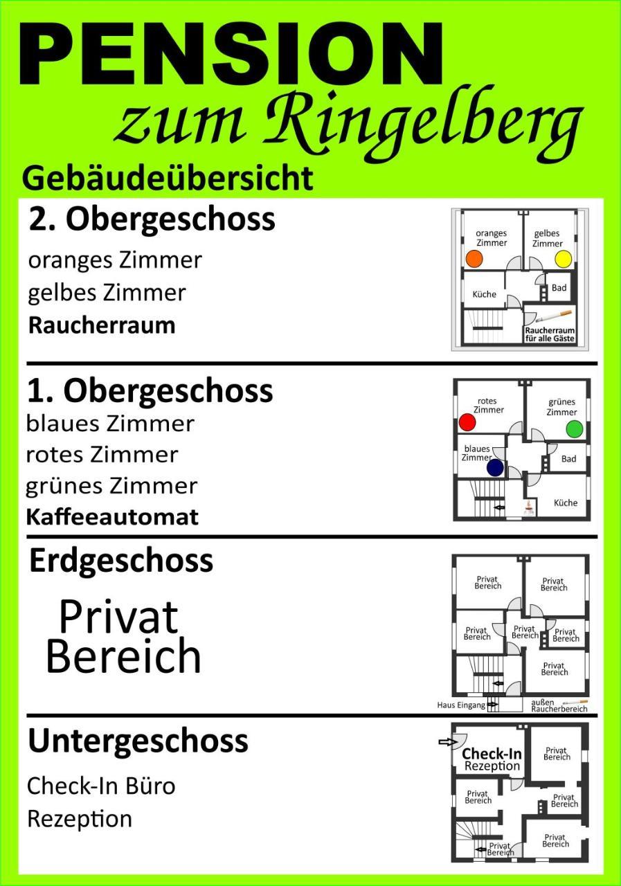 Pension Zum Ringelberg Erfurt Extérieur photo