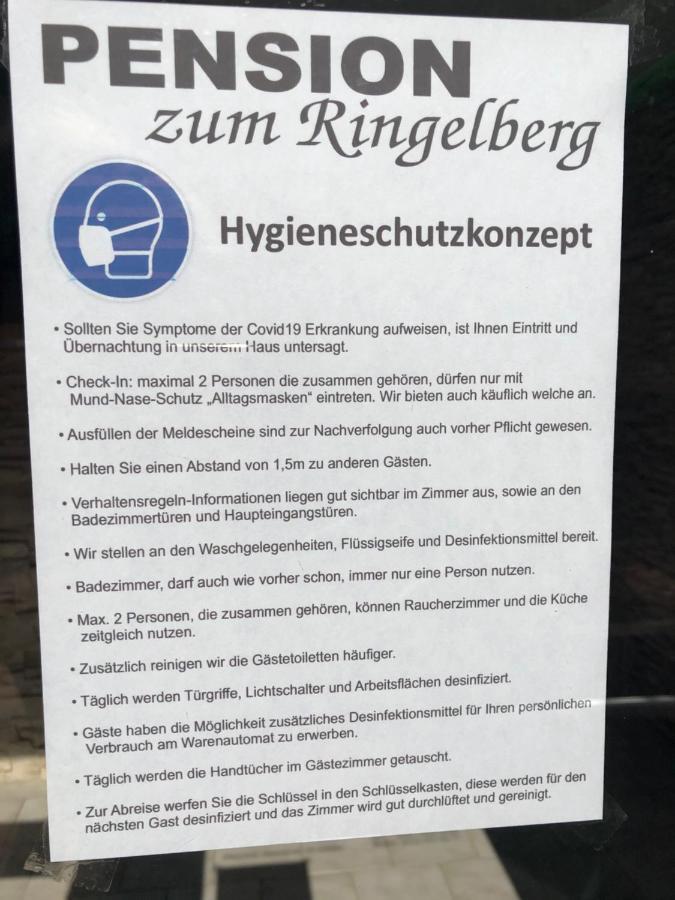 Pension Zum Ringelberg Erfurt Extérieur photo